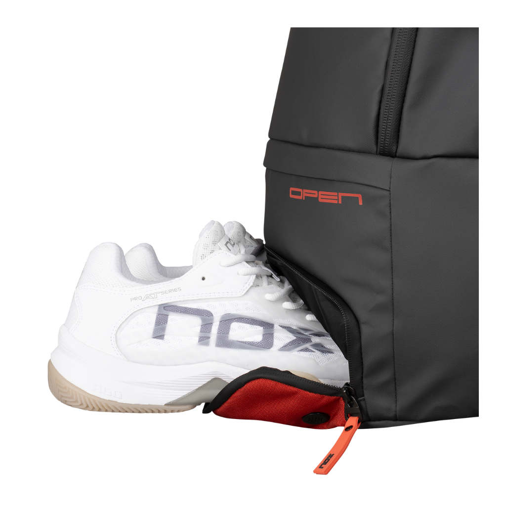 Nox Luxury Open Series zwart/rood rugzak