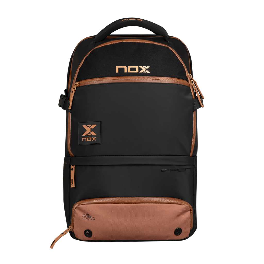 Nox Luxury Open Series zwart/bruin rugzak