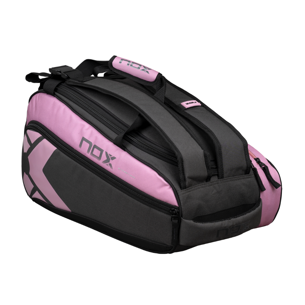 Nox STREET SERIES grijs/roze padeltas