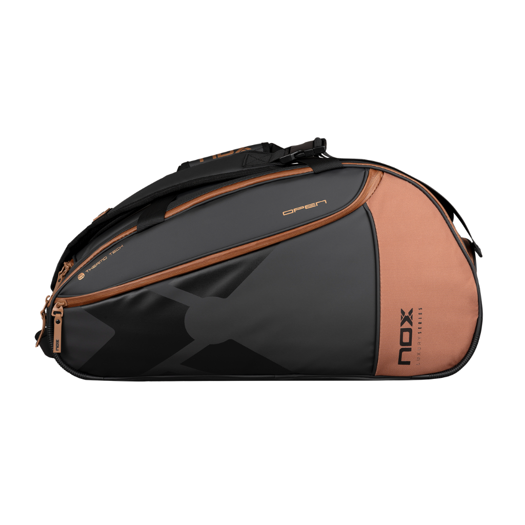 Nox Luxury Open Series zwart/bruin padeltas