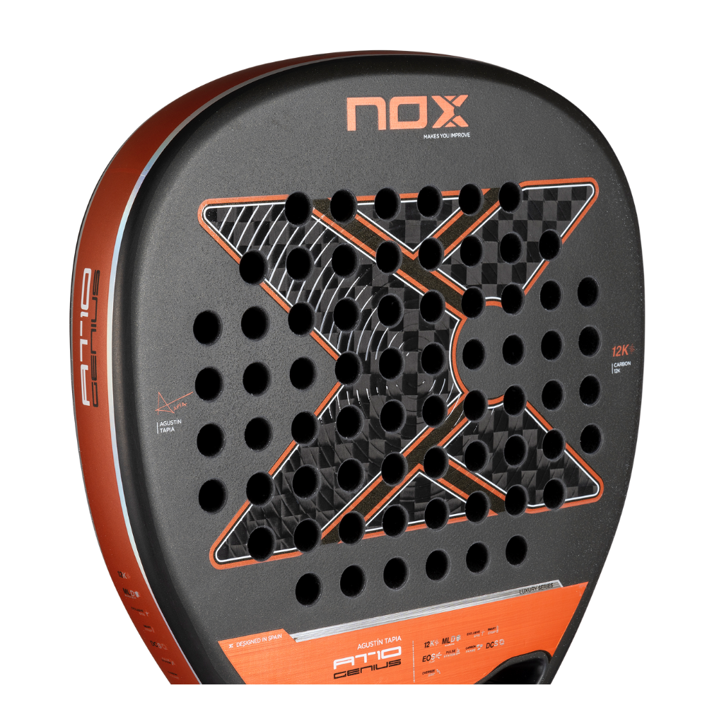 NOX AT10 Luxury Genius Attack 12K Agustin Tapia padel racket 2025