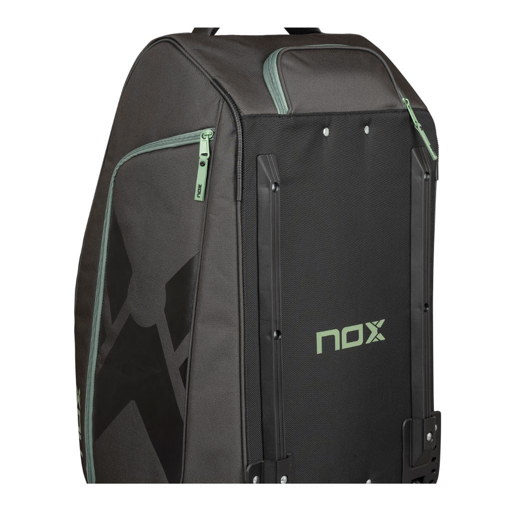 Nox AT10 Competition Trolley zwart/groen Padeltas