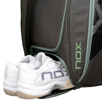 Nox AT10 Competition Trolley zwart/groen Padeltas