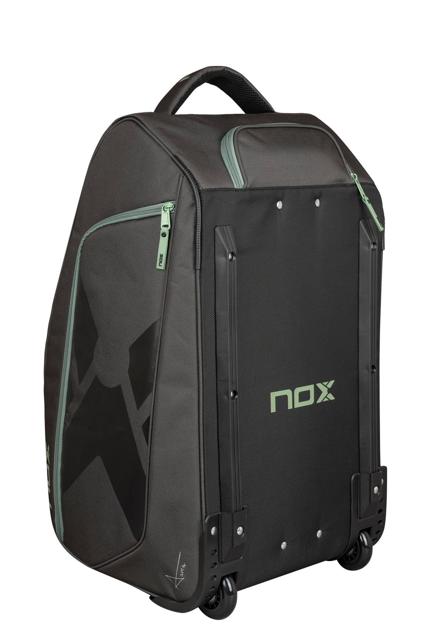 Nox AT10 Competition Trolley zwart/groen Padeltas