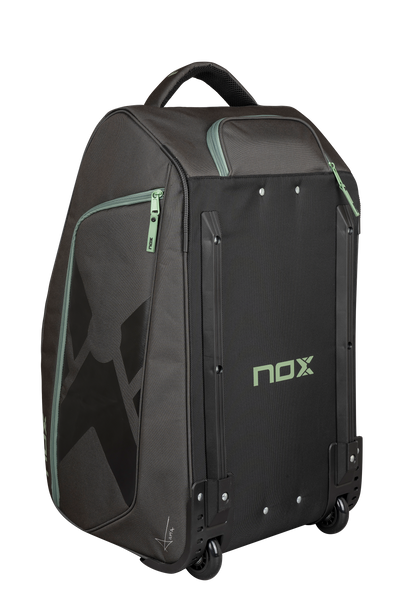 Nox AT10 Competition Trolley zwart/groen Padeltas