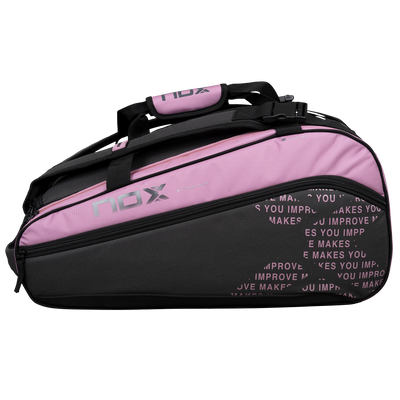 Nox STREET SERIES grijs/roze padeltas