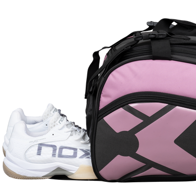 Nox STREET SERIES grijs/roze padeltas