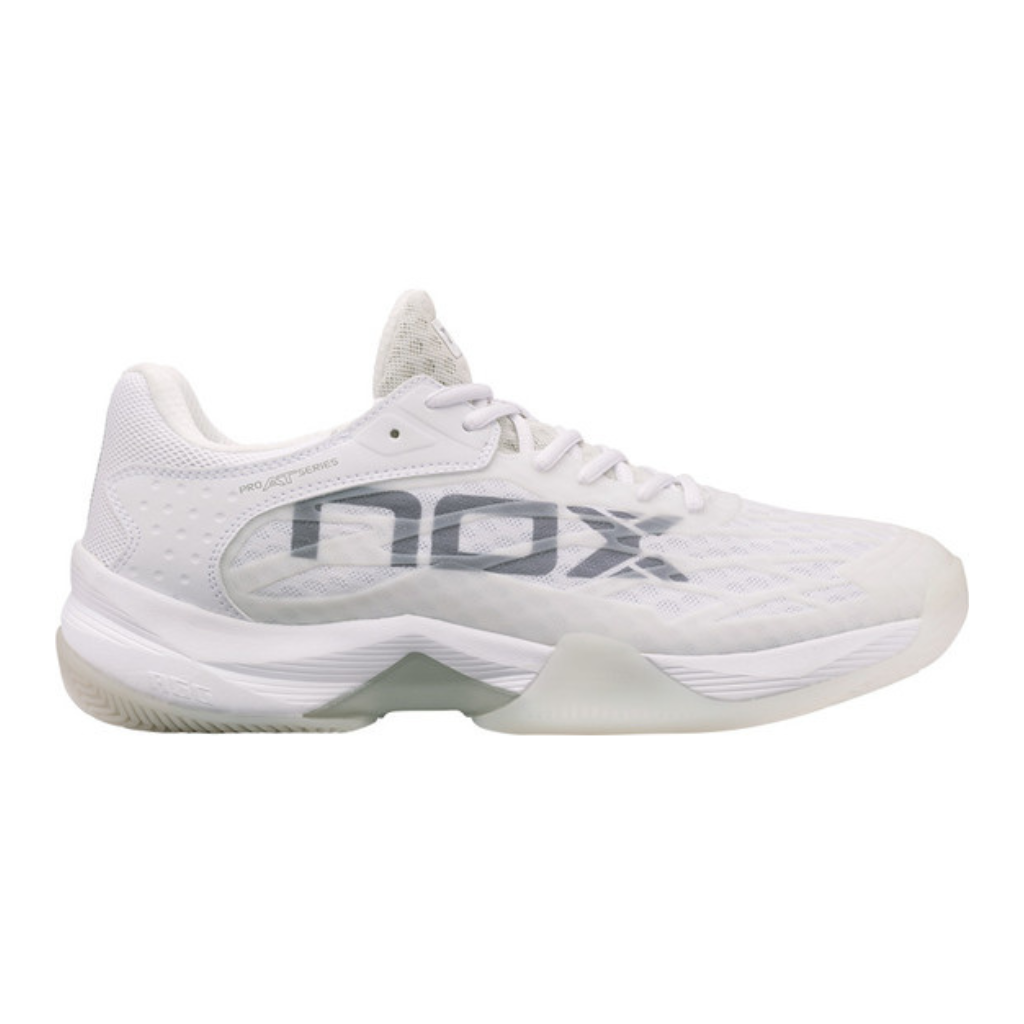 Nox AT10 LUX wit/grijs padel schoenen 2024