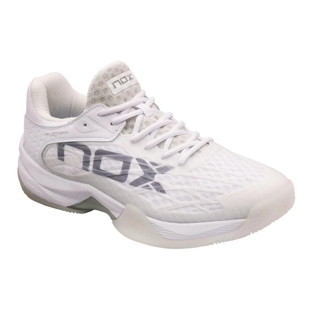 Nox AT10 LUX wit/grijs padel schoenen 2024