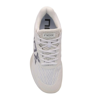 Nox AT10 LUX wit/grijs padel schoenen 2024