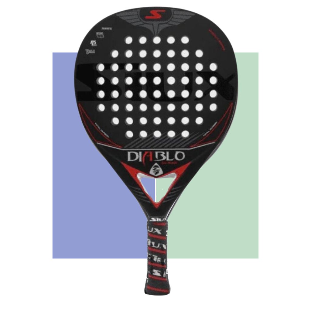 Siux Diablo zwart rood padel racket 2024