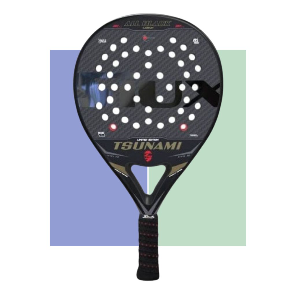 Siux Tsunami zwart rood padel racket 2024